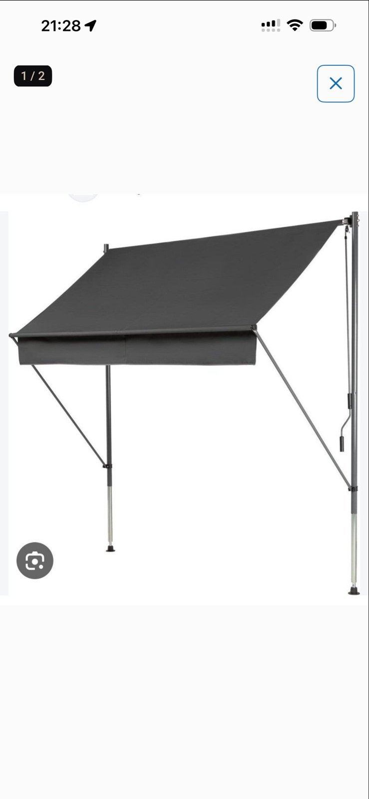 Lidl Klem Luifel voor Balkon of Tuin, Ophalen of Verzenden, Zo goed als nieuw, Overige typen