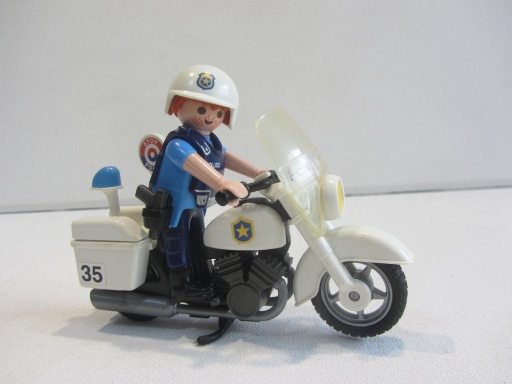 Playmobil Politie motoragent – 3564, Ophalen of Verzenden, Gebruikt, Losse onderdelen