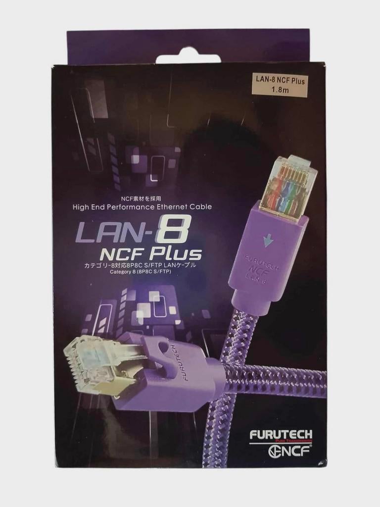 FURUTECH LAN-8 NCF Plus audio grade RJ/E ethernet kabels, Hoenderberg 1 3825 CT Amersfoort Nederland, Windmill Audio™, Nieuw, David.liefting@hotmail.com