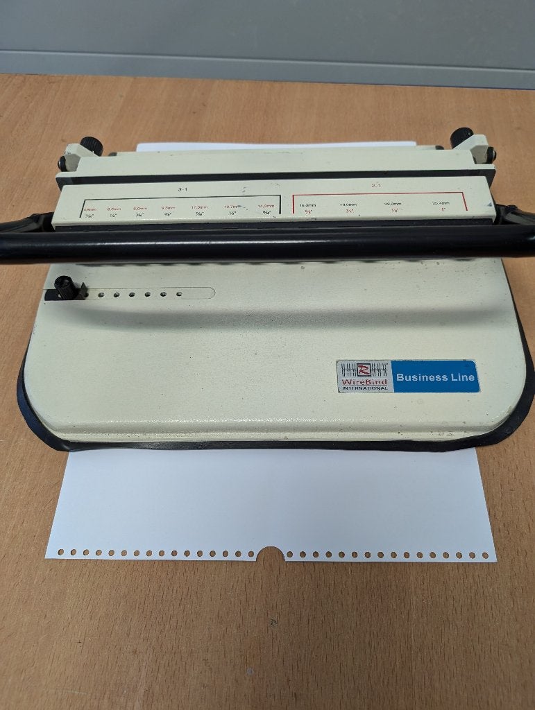 Bindmachine Wire O Kalenderbinding, Diversen, Ophalen of Verzenden, Gebruikt