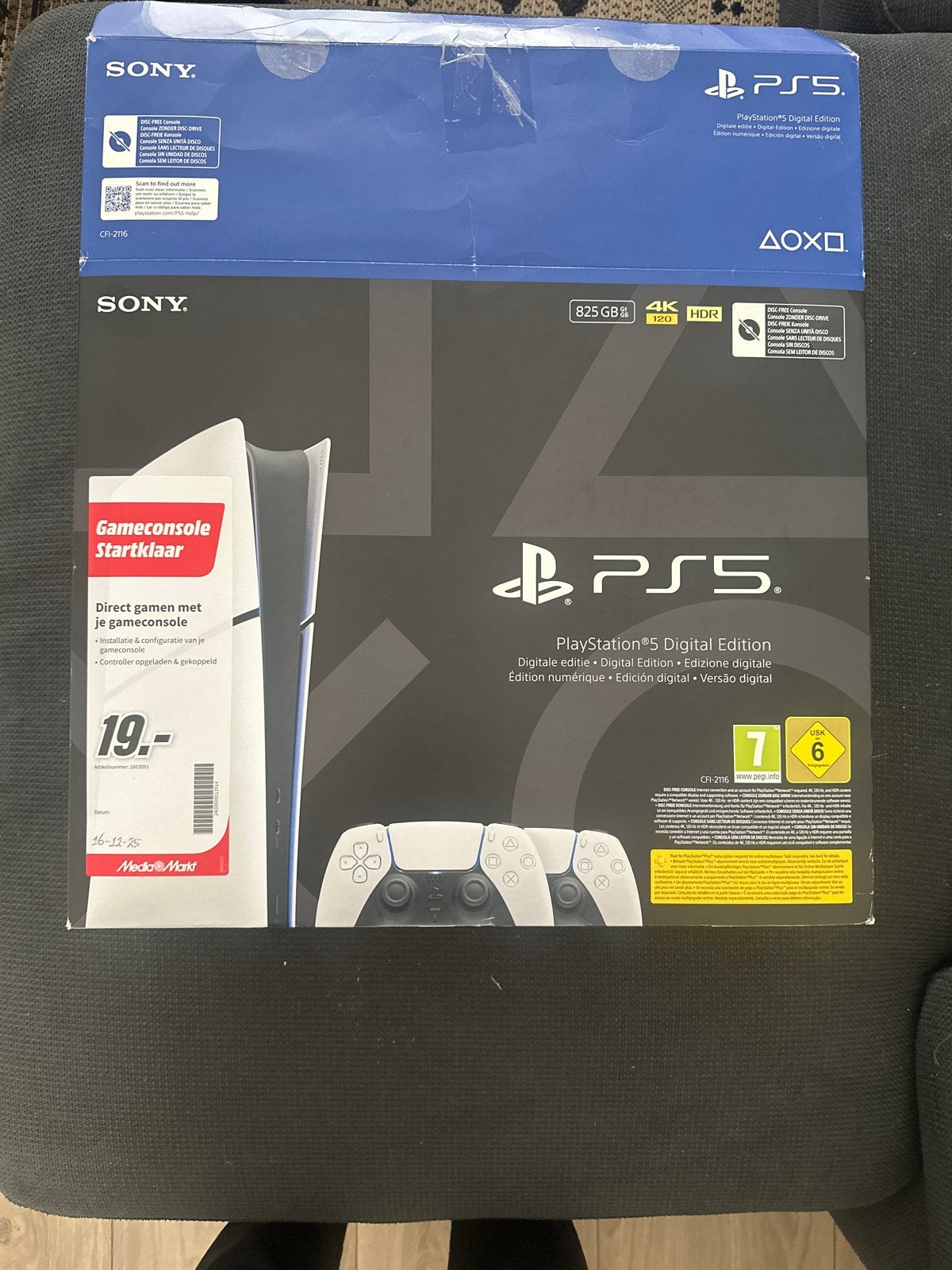 Sony PlayStation 5 Digital Doos !!!!, Spelcomputers en Games, Ophalen, Gebruikt, Playstation 5 Digital