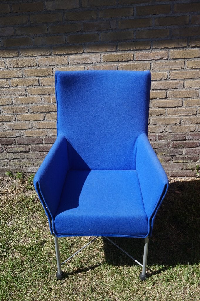 Montis Charlie / Chaplin stoelen eetamerstoelen | 2 stuks, Ophalen, Gebruikt, Twee, Blauw