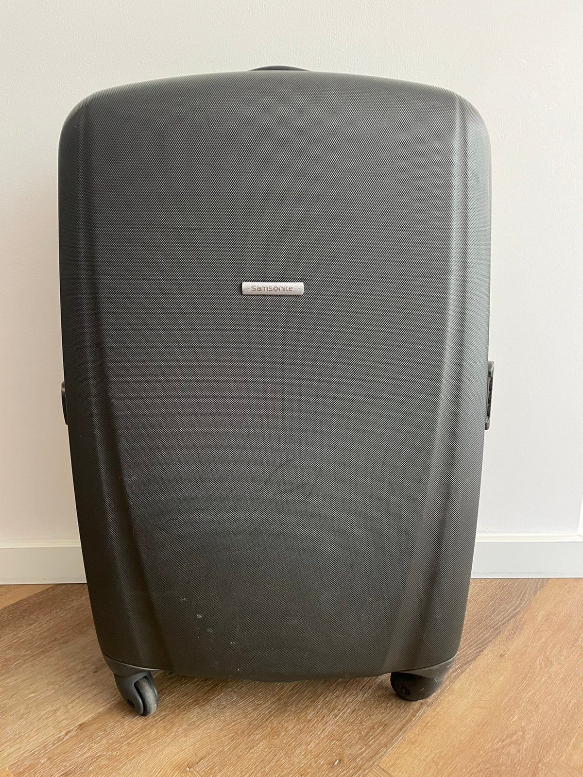 Samsonite Koffer Antraciet, Ophalen, Wieltjes, Gebruikt, Hard kunststof
