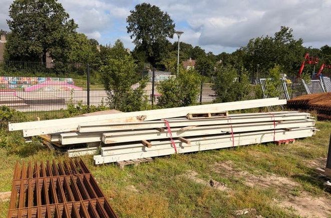 Metalen balken en constructiedelen, Doe-het-zelf en Verbouw, Metalen, Ophalen, Gebruikt, IJzer