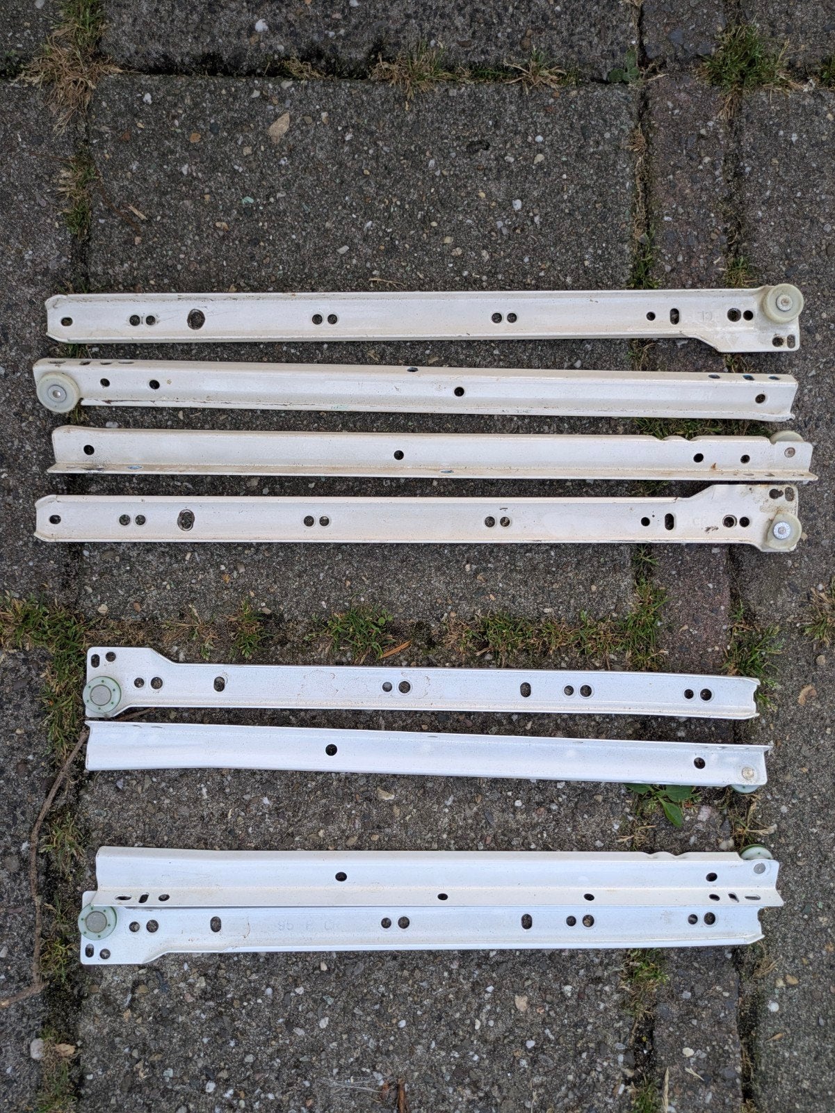 Ladegeleiders voor ladenkastjes, Ophalen, Gebruikt