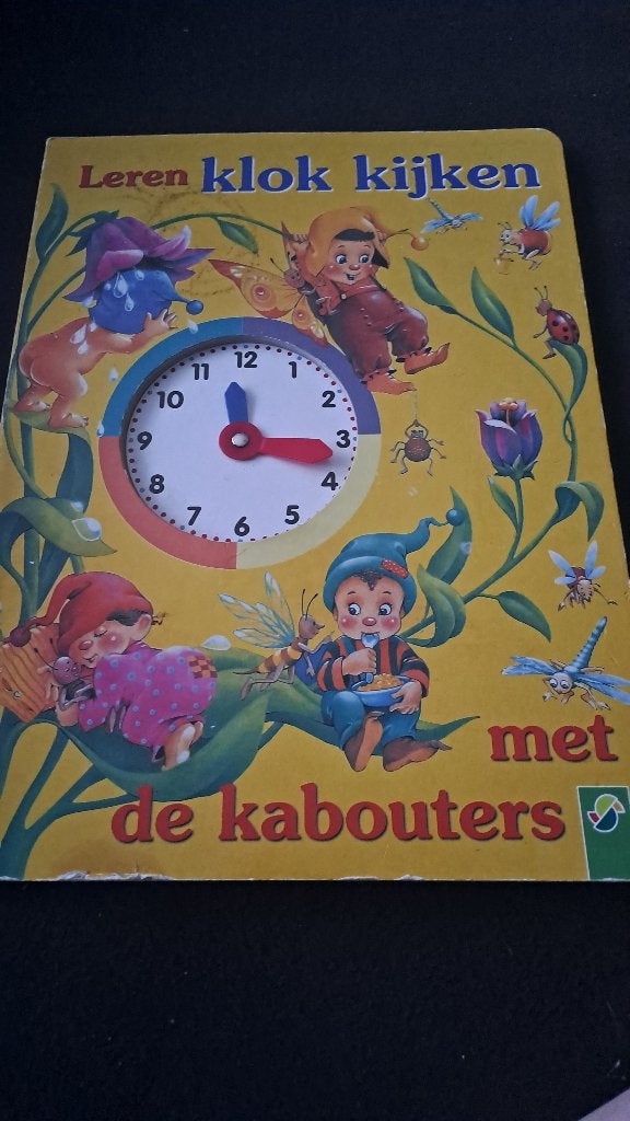 Leren klokkijken met de kabouters, Boeken, Kinderboeken | Kleuters, Non-fictie, Jongen of Meisje, 4 jaar, Ophalen