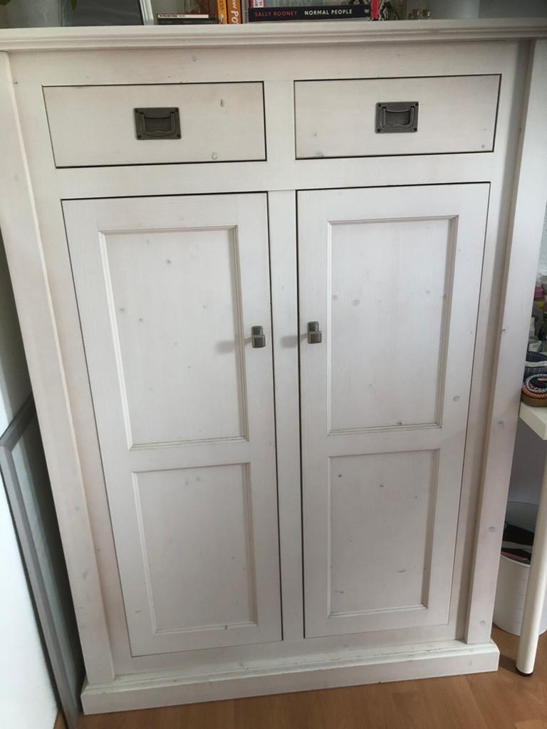 Whitewash kledingkast, Ophalen, Kast, 50 tot 70 cm, 105 cm of meer