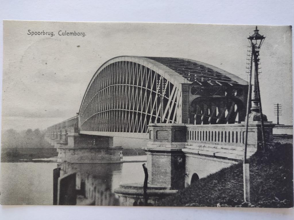 X585 Culemborg 1909 naar Puttershoek, Verzamelen, Ophalen of Verzenden, Voor 1920, Noord-Holland