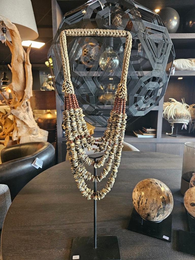 Deco ketting schelpen met kralen, Ophalen of Verzenden, Zo goed als nieuw