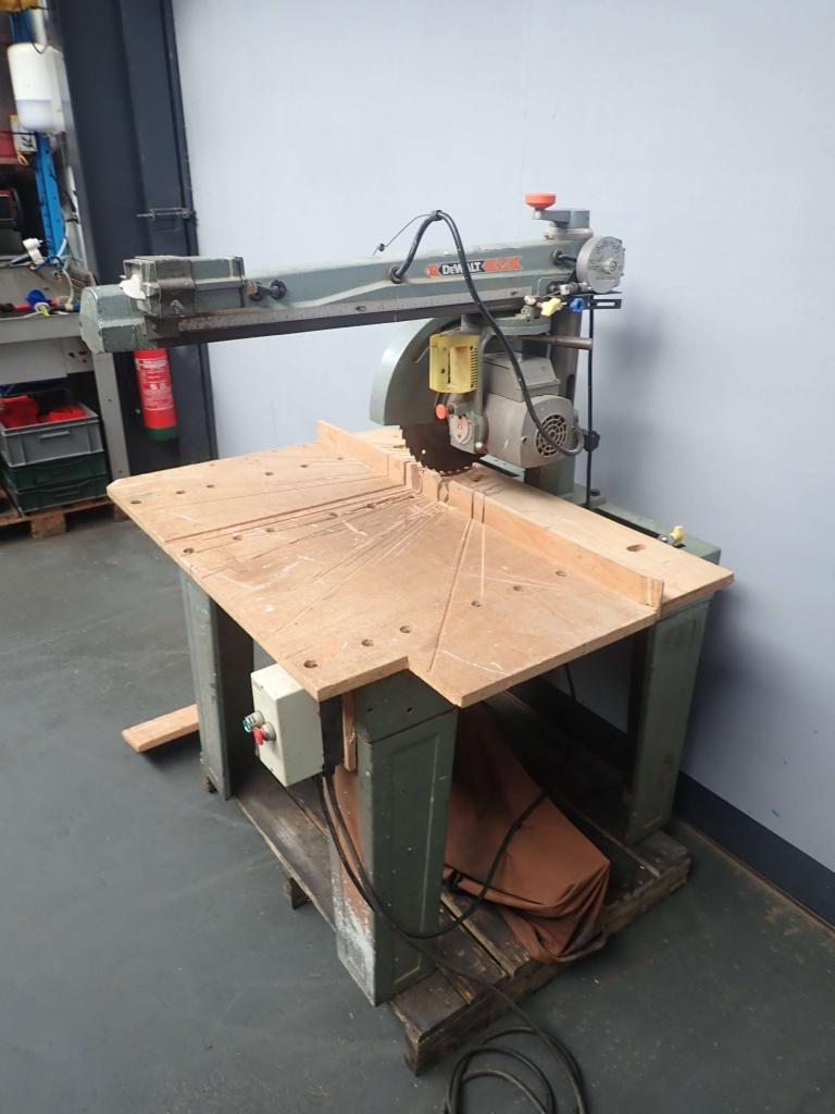 DeWalt 1600s Zaagmachine / Afkortzaag / Zaagtafel / 380V, Doe-het-zelf en Verbouw, Gereedschap | Zaagmachines, Niet ingevuld, Gebruikt