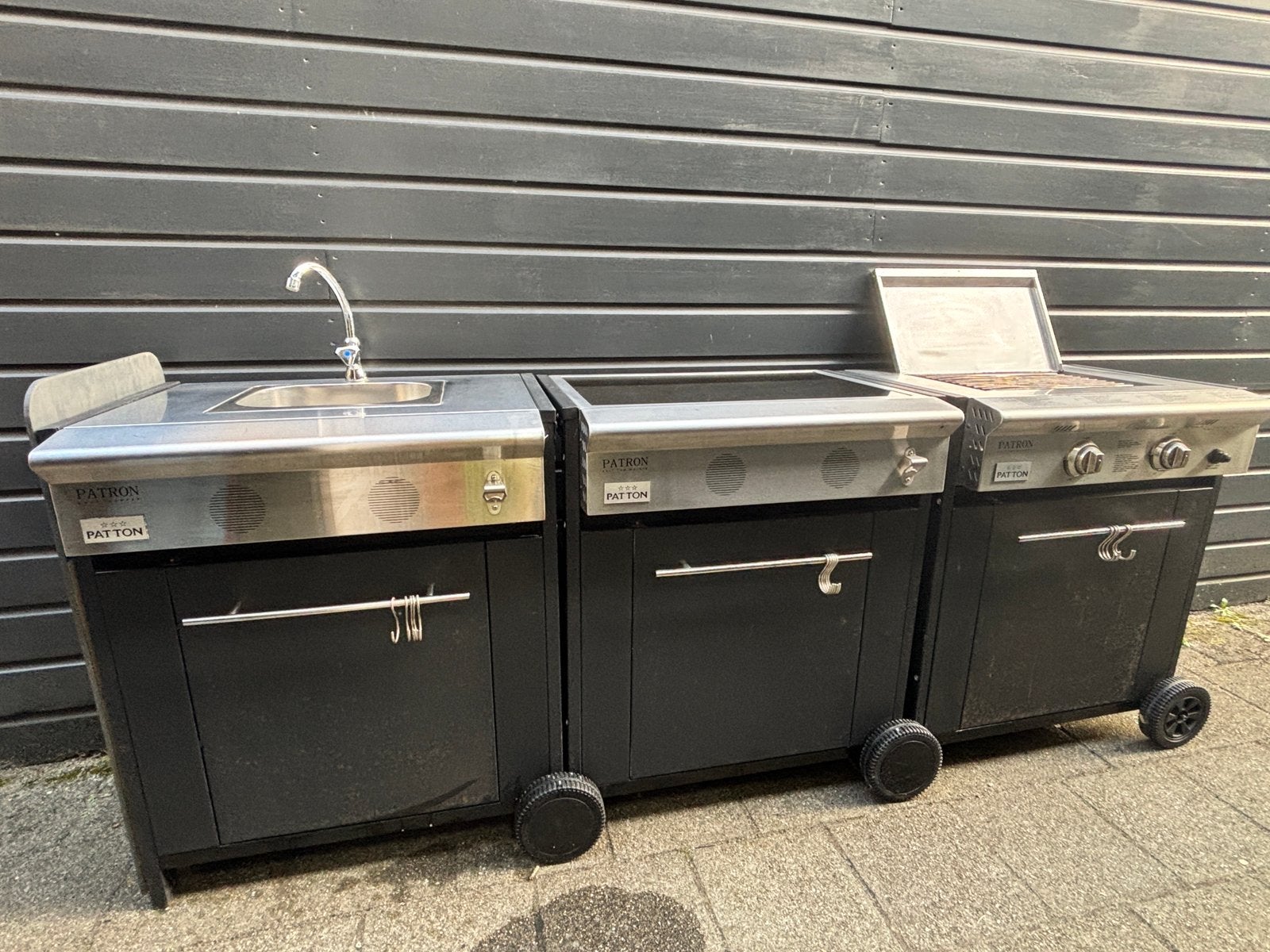 Buitenkeuken van Patron, Tuin en Terras, Buitenkeukens, Ophalen, Gebruikt, Gas, Vrijstaand
