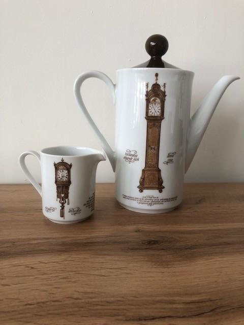 Mitterteich Porselein Set – Koffiepot & Melkkannetje, Ophalen of Verzenden
