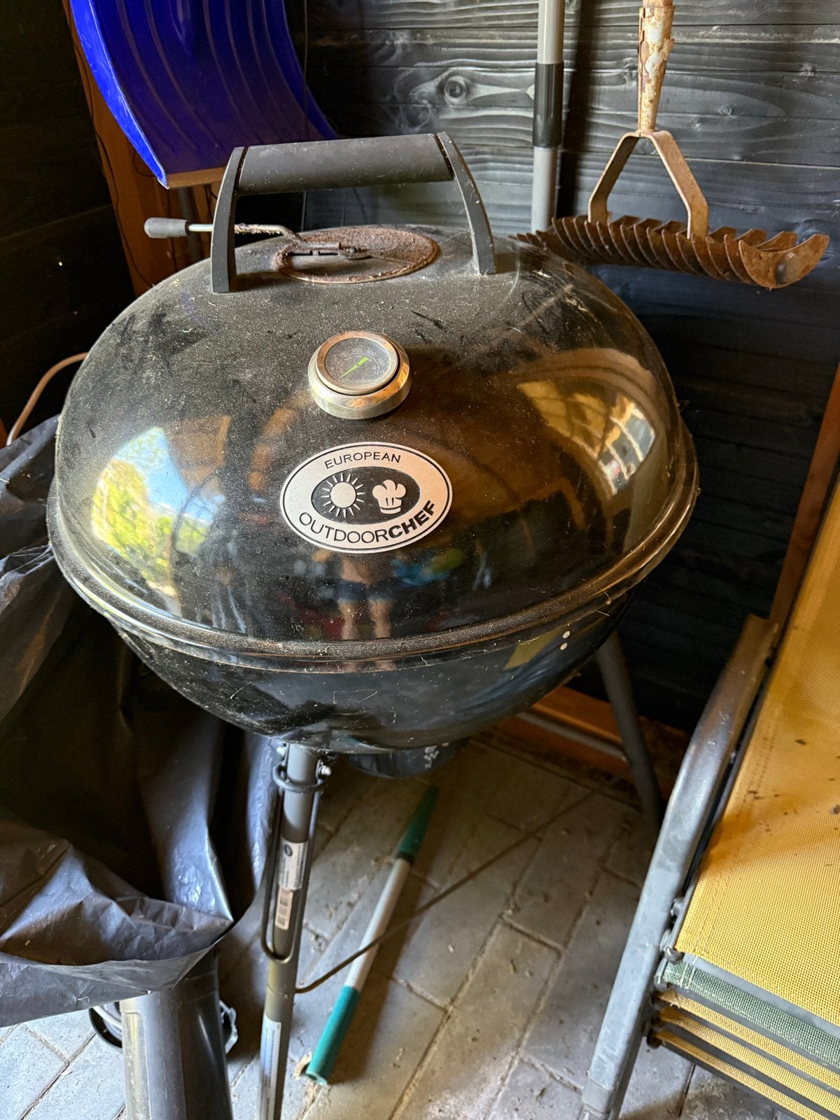 Gebruikte European Outdoorchef barbecue met thermometer, Ophalen, Gebruikt