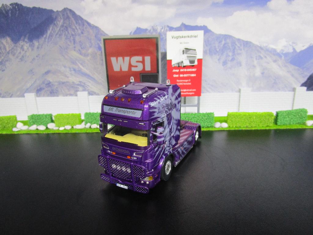Wsi 01-1809 Scania R6 Topline 4x2 , ML Transport, Hobby en Vrije tijd, Modelauto's | 1:50, Ophalen, Nieuw, Bus of Vrachtwagen