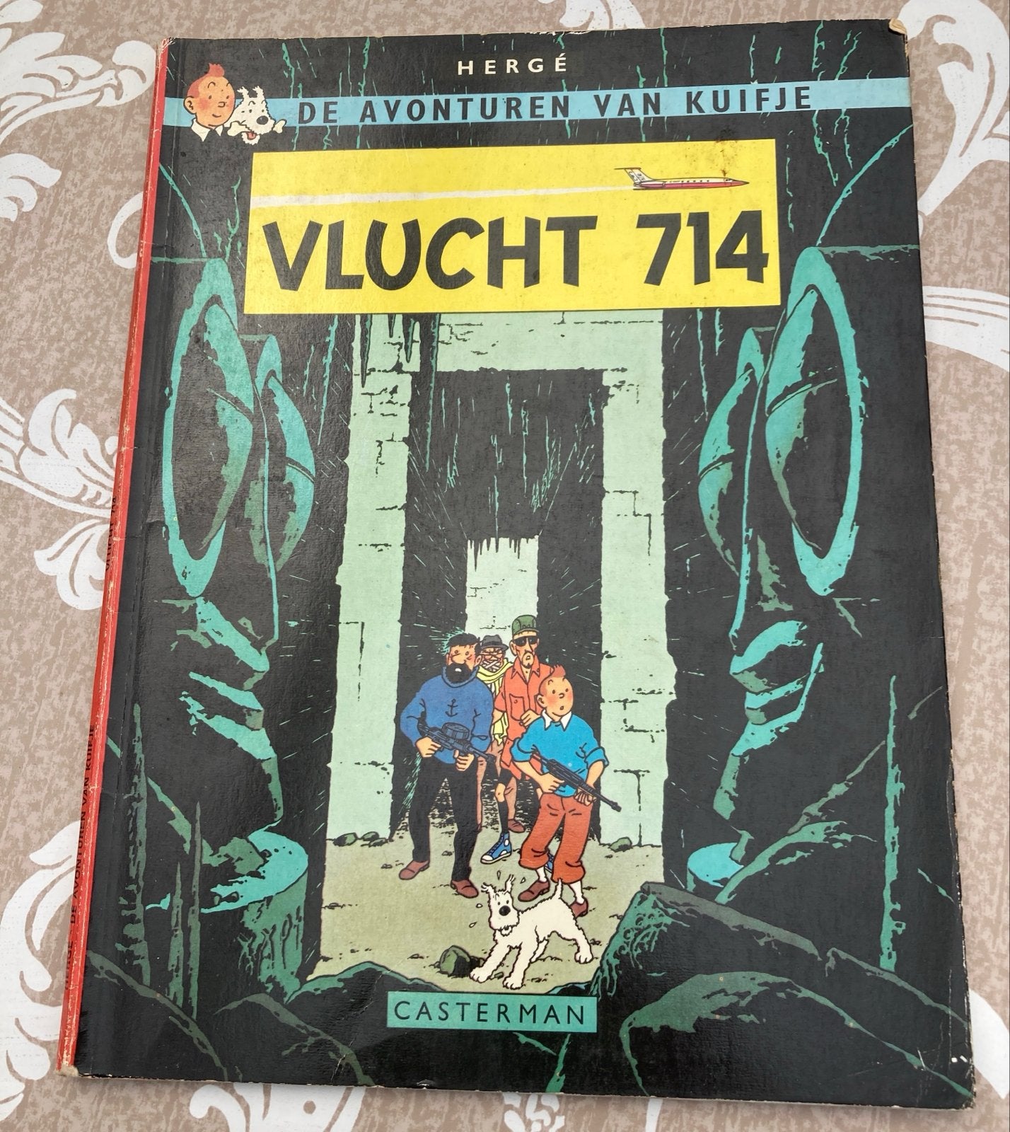 Kuifje - Vlucht 714 (Casterman 1968), Boeken, Eén stripboek, Ophalen of Verzenden, Gelezen