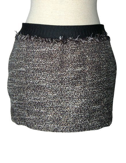 Nieuw Maison Scotch rok, rokje, grijs, Mt. M, Maat 38/40 (M), Nieuw, Boven de knie, Zilver