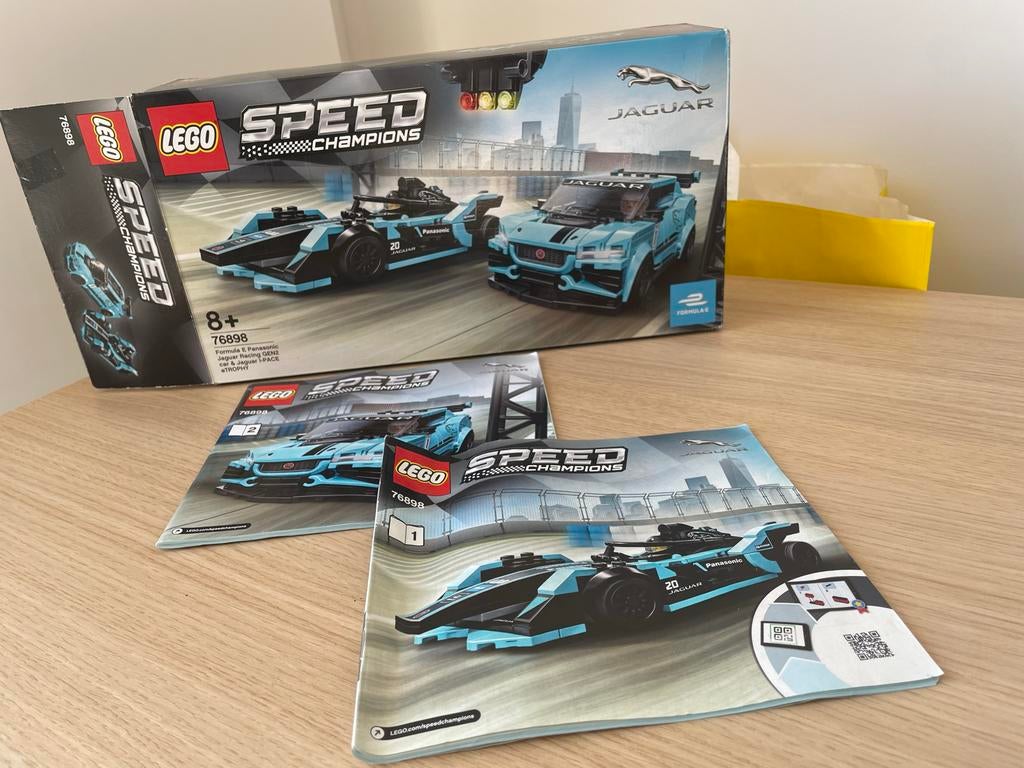 Lego Speed Champions Jaguar Racing Formula E, Lego, Zo goed als nieuw, Compleet, Complete set