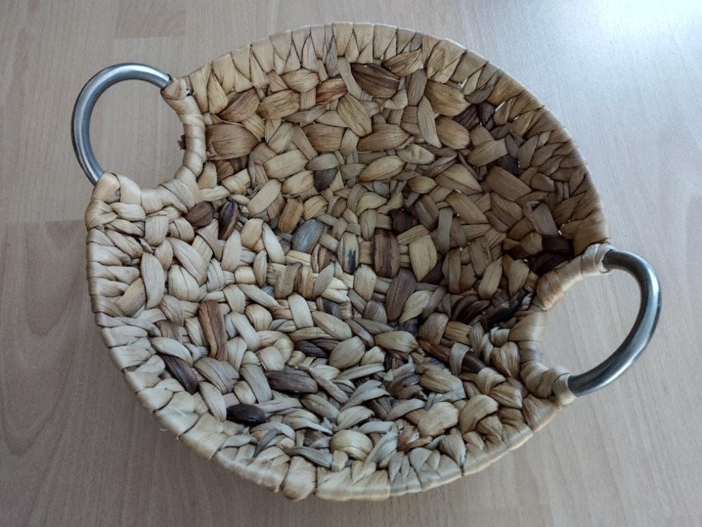 Rieten (fruit) schaal, Overige typen, Ophalen of Verzenden, Nieuw, Natuurlijk materiaal