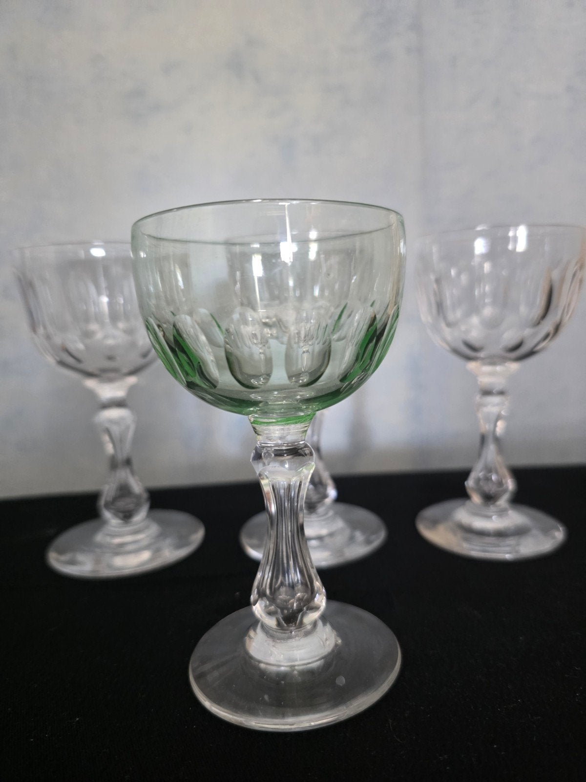 Antiek Val Saint Lambert 'Olivier' glas, begin 20e eeuw, Antiek en Kunst, Ophalen of Verzenden