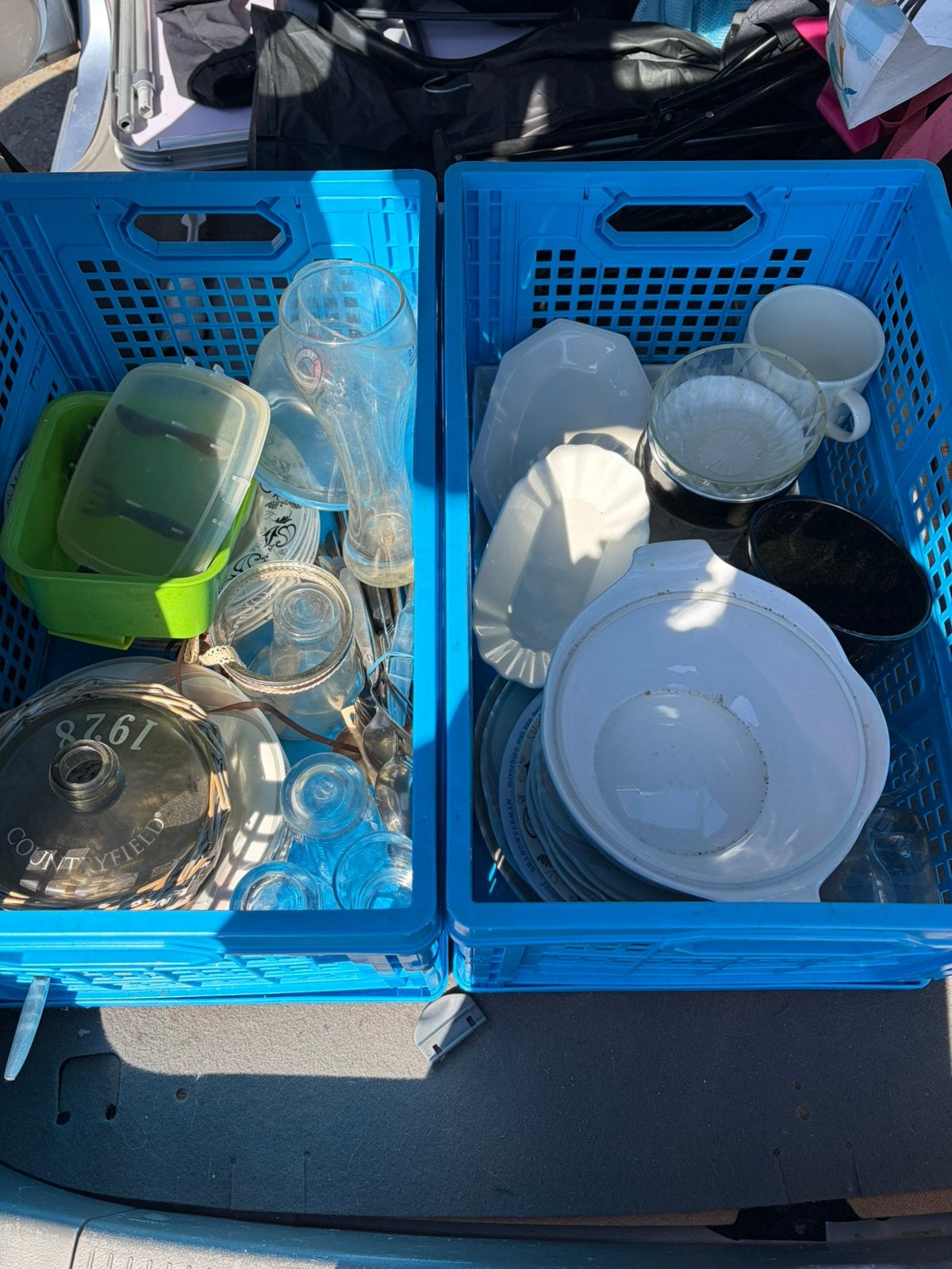 Gratis af halen bestek, servies en dergelijke, Ophalen, Bord(en), Overige stijlen, Glas