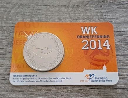 WK Oranjepenning 2014, Ophalen of Verzenden, Euro's, Losse munt