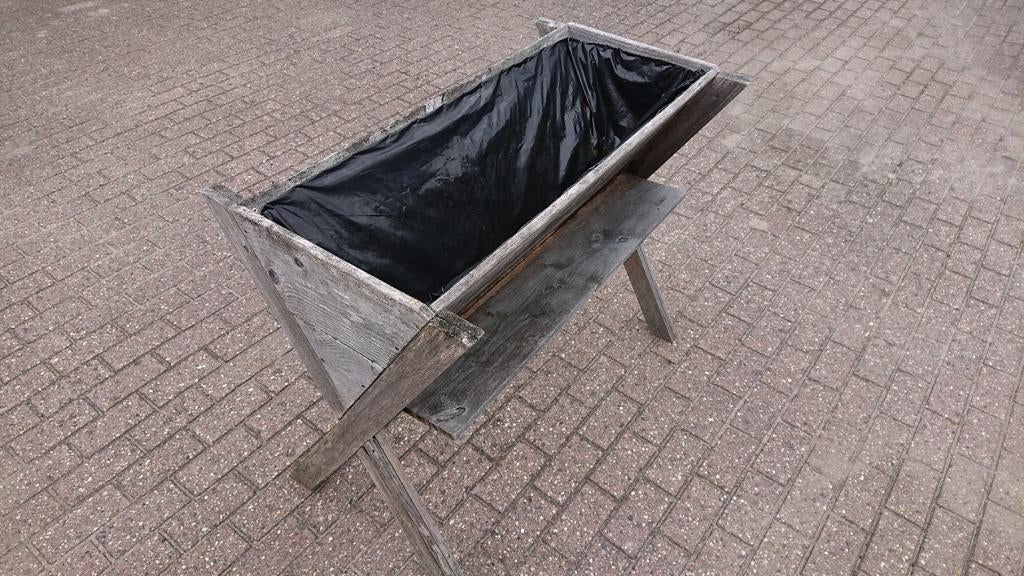 Bloembak model trog, Tuin en Terras, Ophalen, Gebruikt, 100 cm of meer, Overige vormen