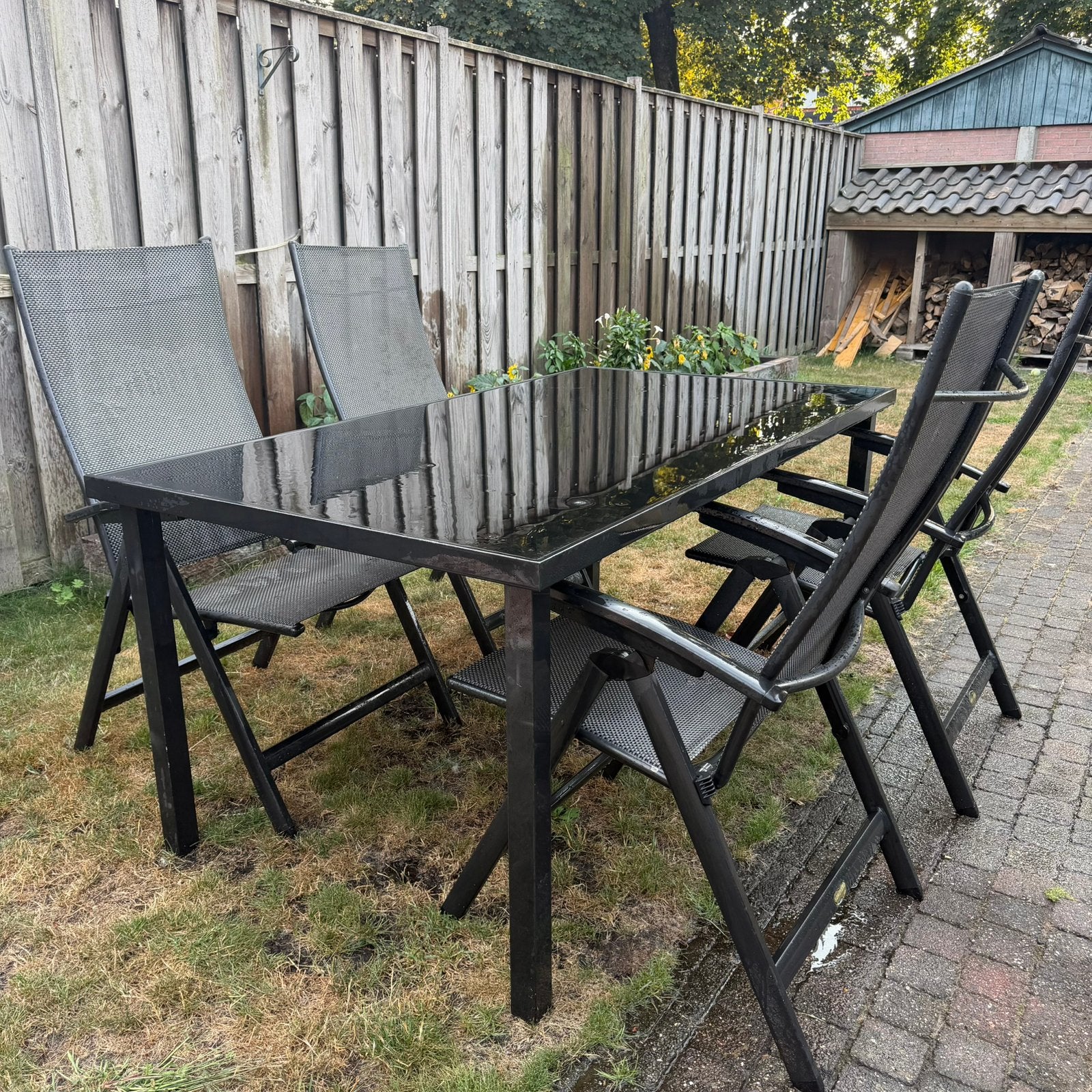 Sombrero 4p Tuinset, Ophalen, Zo goed als nieuw, Aluminium