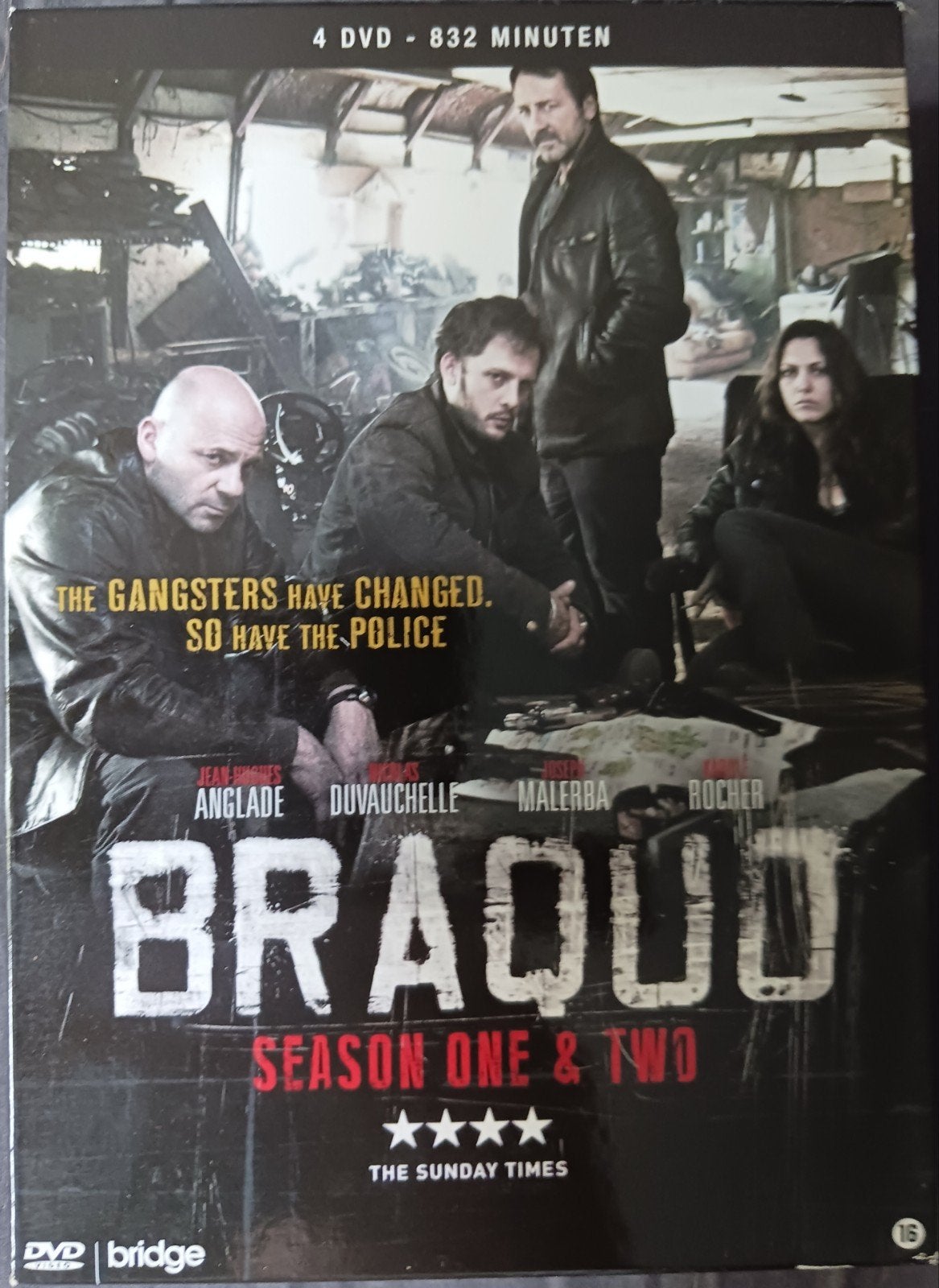 Braquo Seizoen 1 & 2, Vanaf 16 jaar, Nederlands, Actiethriller, Ophalen of Verzenden