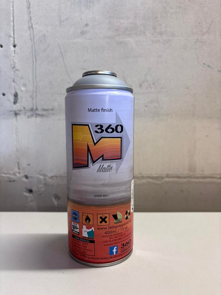 Spuitbus 360 Spraypaint grijs graffiti, Verzamelen, Overige Verzamelen, Nieuw, Ophalen of Verzenden