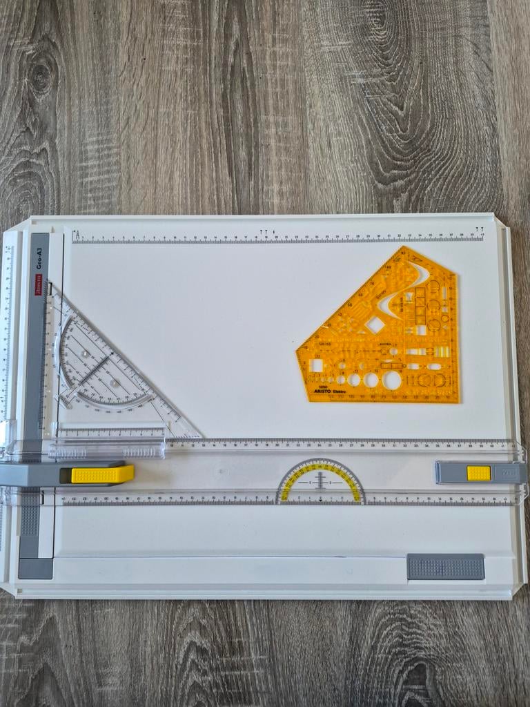 Aristo Geo-A3 Tekenbord met draagtas en accessoires, Doe-het-zelf en Verbouw, Tekentafels, Ophalen, Zo goed als nieuw, Minder dan 130 cm
