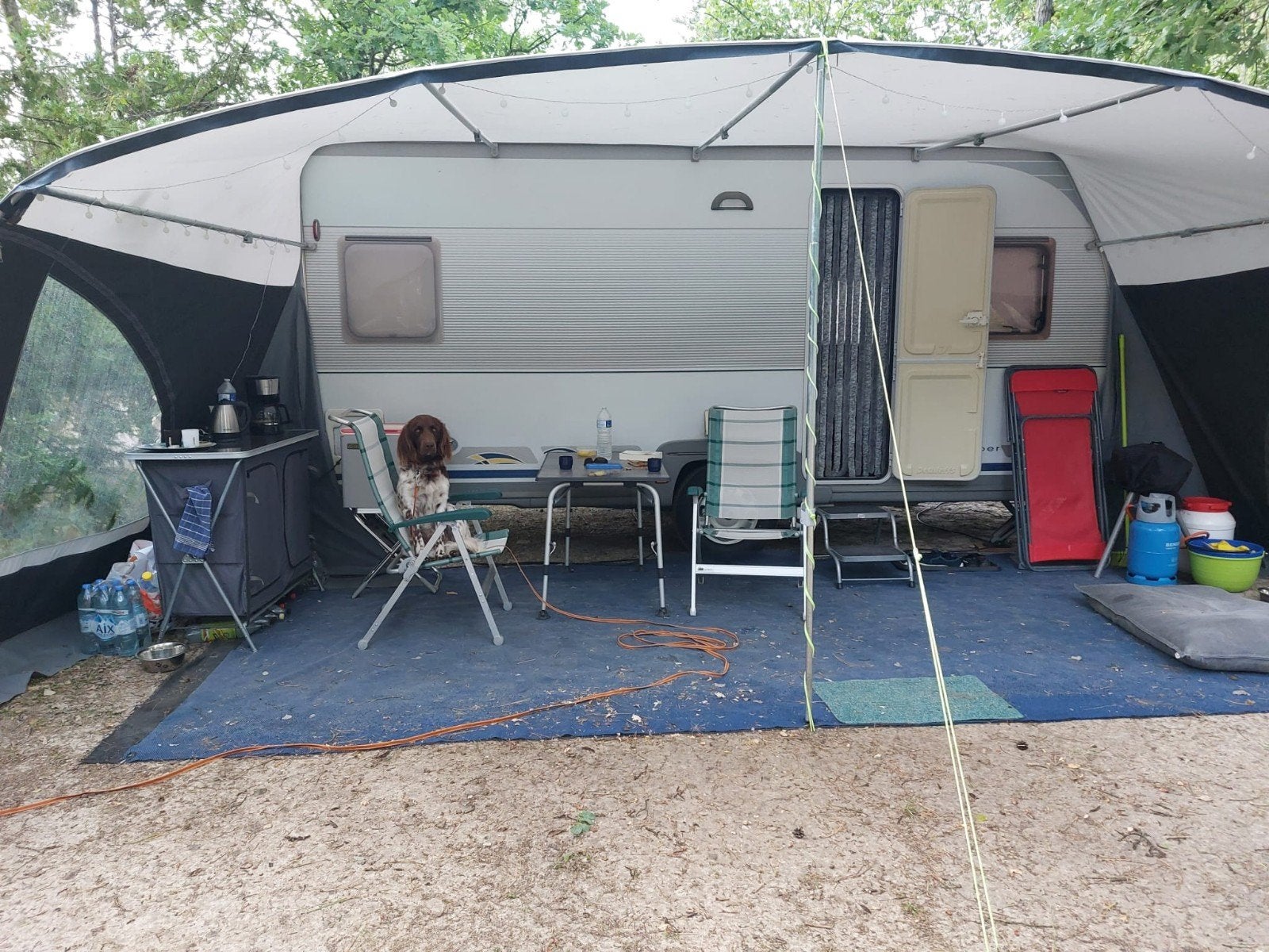 Dorema Mondial caravanluifel, Ophalen of Verzenden, Gebruikt, Ten Cate All Season 240g/m2, Dorema