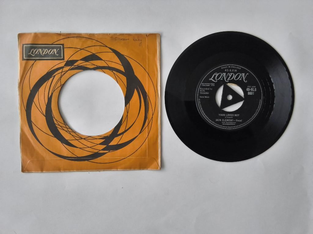 Vinyl single Rockabilly zeldzaam. Jack Clement, Gebruikt, Overige genres, 7 inch, Single