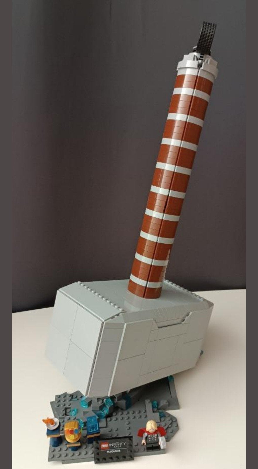Lego 76209 Thor's Hammer Mjolnir - Compleet en Origineel, Kinderen en Baby's, Marvel, Lego, Ophalen of Verzenden, Zo goed als nieuw
