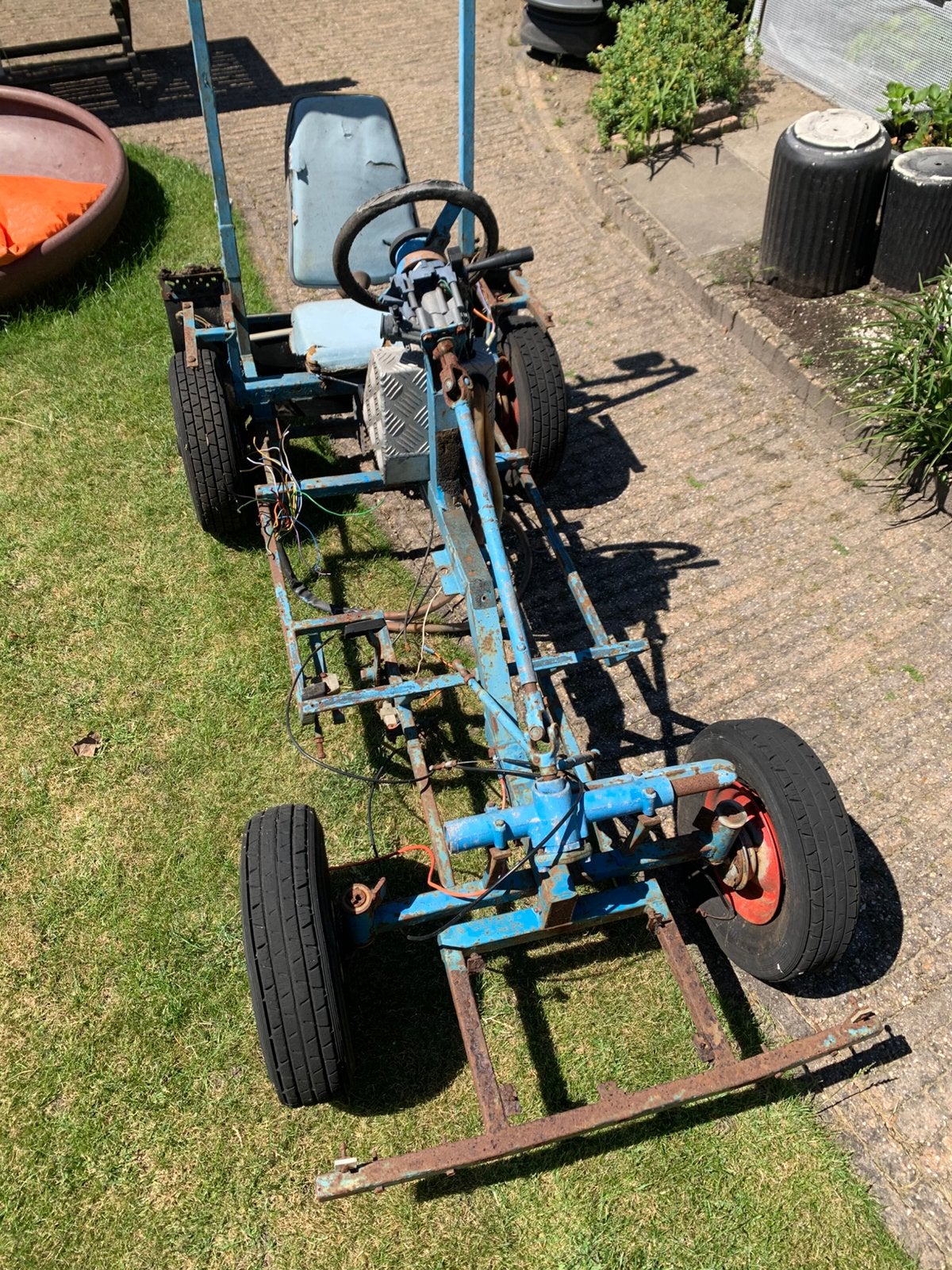 Skelter met Vespa motor., Ophalen, Gebruikt