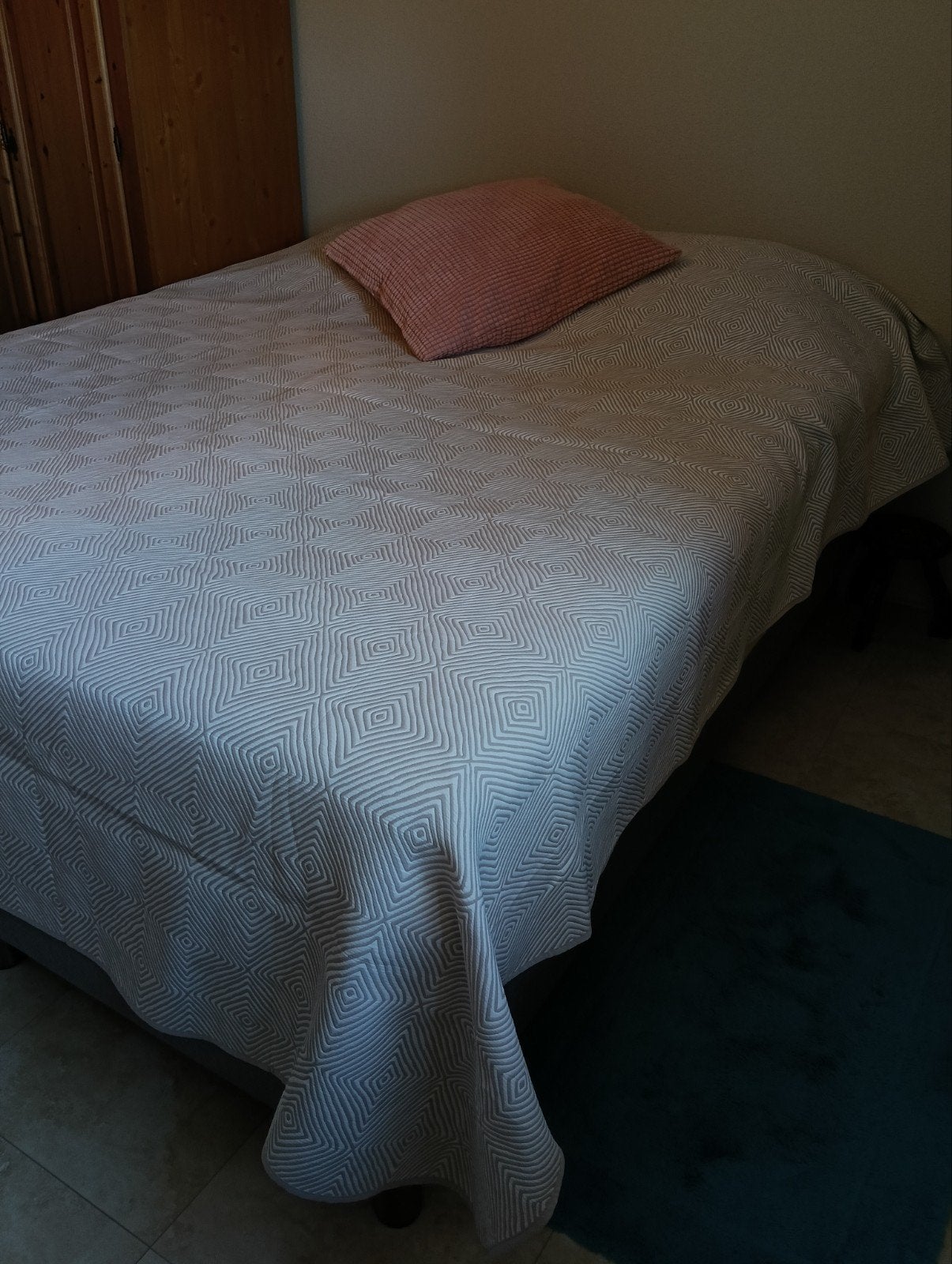 Jacquard Geweven Bed Plaid 240x270 cm, Ophalen, Nieuw