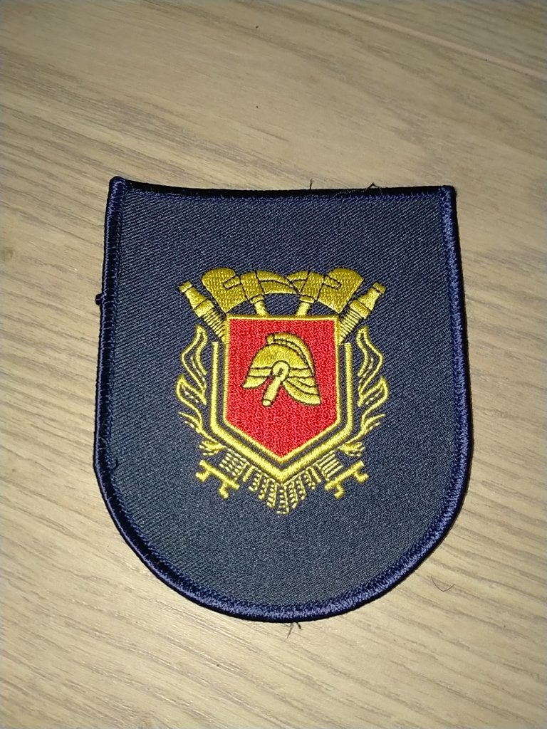 NL Brandweer patch , grotere variant, Verzenden, Overige soorten, Nederland, Embleem of Badge