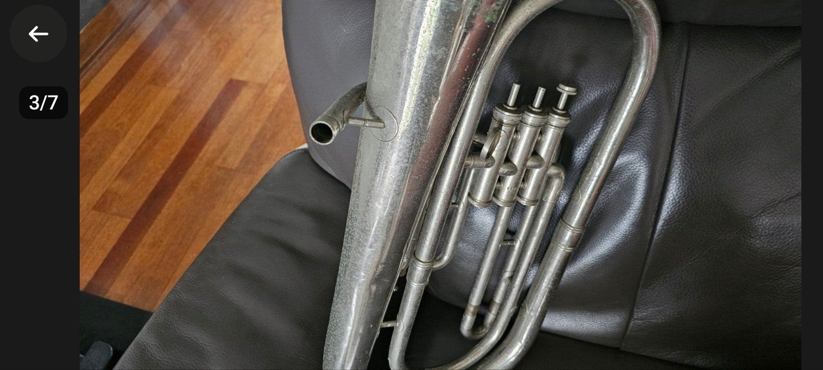 Vintage Schenkelaars Eindhoven Bariton/Euphonium Gebruikt, Ophalen of Verzenden, Gebruikt, Overige typen