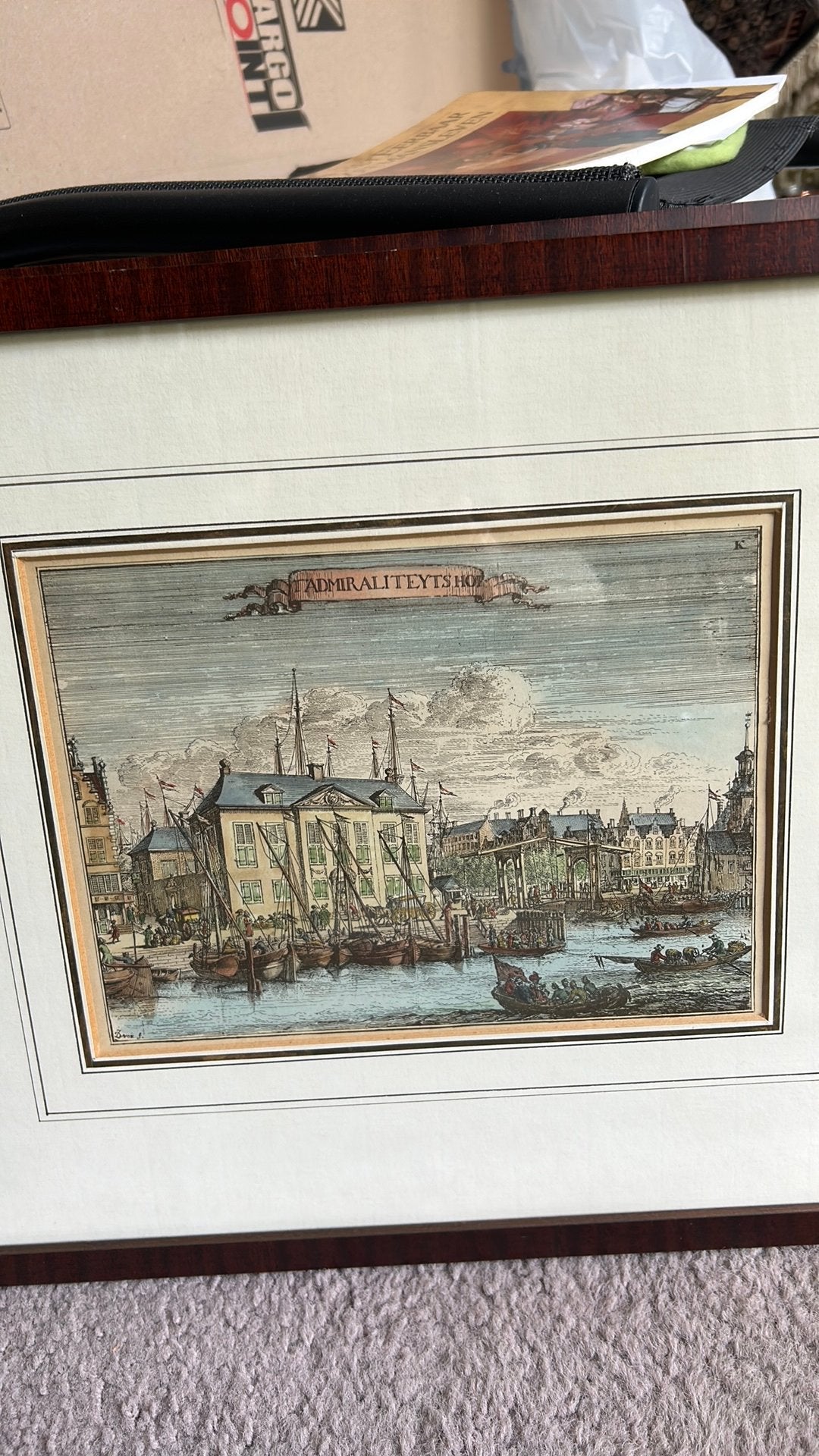 Kunst Admiraliteytshof, Ophalen