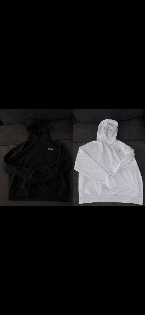2 FOUR Amsterdam hoodies voor €50, Kleding | Heren, Ophalen, Maat 52/54 (L), Overige kleuren, Zo goed als nieuw