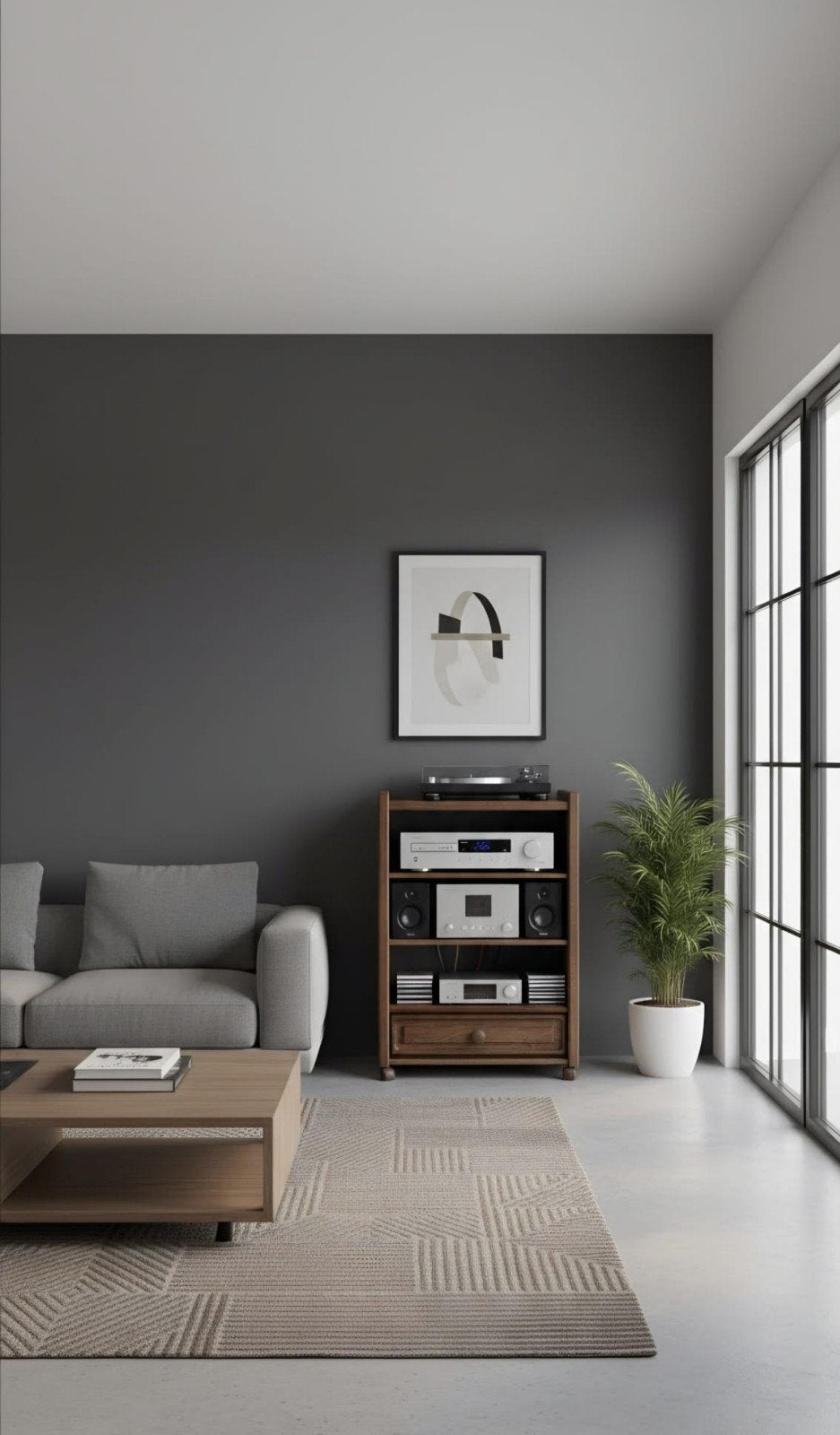 Eiken kast op wielen voor stereotoren - 54x39x80 cm, Ophalen, Zo goed als nieuw
