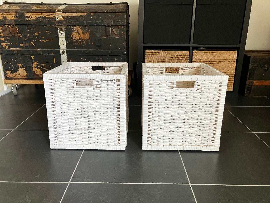 2x IKEA BRANAS WIT voor Kallax, Ophalen of Verzenden, Gebruikt