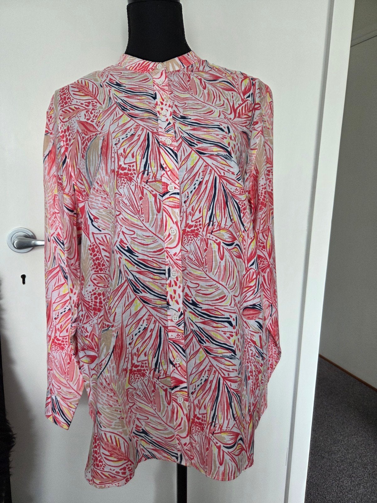 Brax linnen blouse maat 44 (42/44), Verzenden, Wit, Maat 42/44 (L), Nieuw