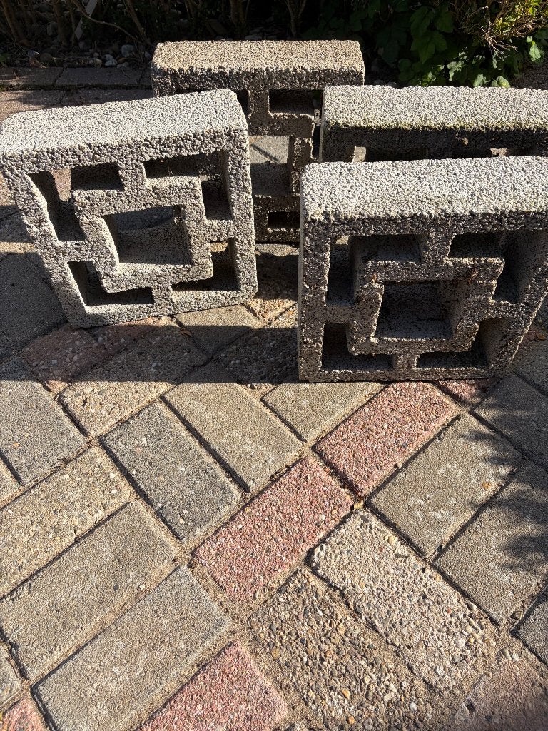 Beton patioblok, Tuin en Terras, Ophalen, Overige typen, Zo goed als nieuw, Minder dan 5 m²