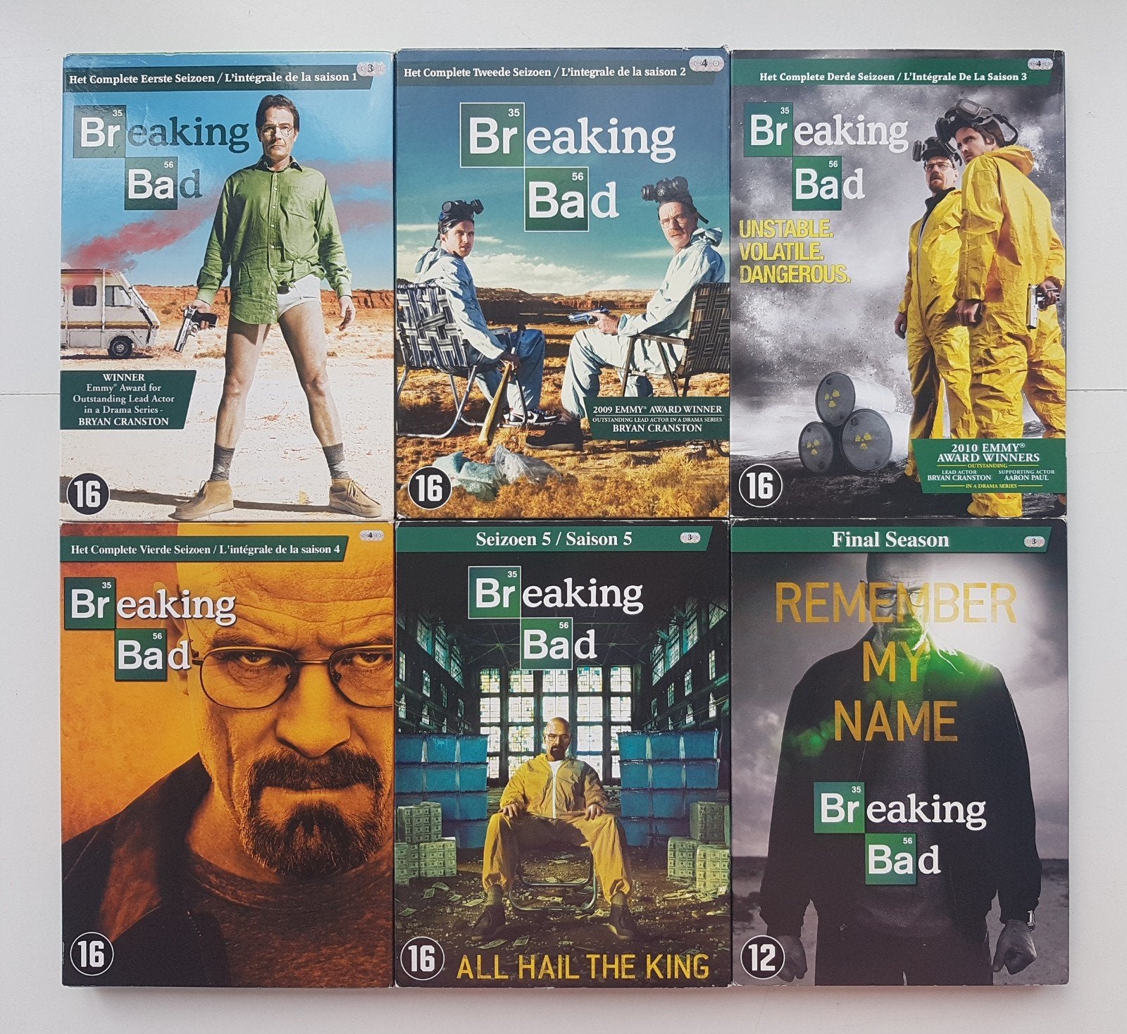 Breaking Bad Seizoen 1 t/m 5.2 DVD box, Engels, Vanaf 16 jaar, Nederlands, Ophalen of Verzenden