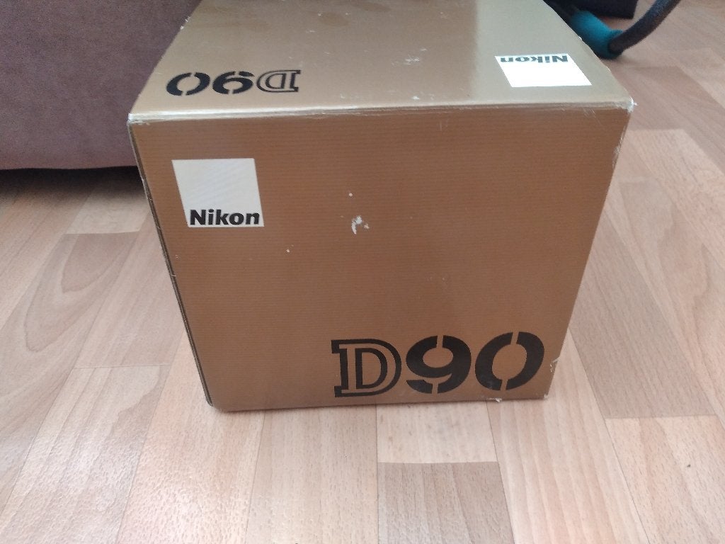 Leeg doos en handleiding nikon D90, Ophalen of Verzenden, Zo goed als nieuw