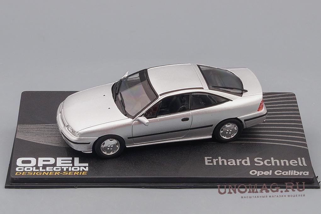 27446: Opel Calibra - Erhard Schnell - Atlas 1:43, Hobby en Vrije tijd, Modelauto's | 1:43, Zo goed als nieuw, Auto, Overige merken