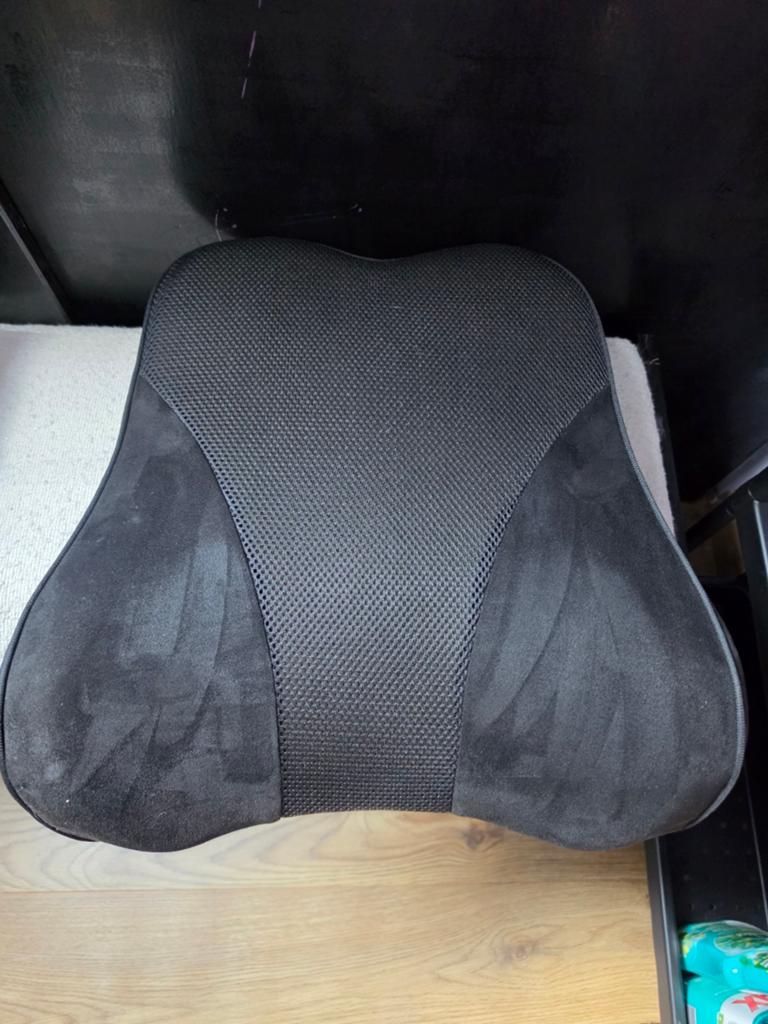 Rug kussen voor in de stoel, Ophalen of Verzenden, Zwart, Vierkant
