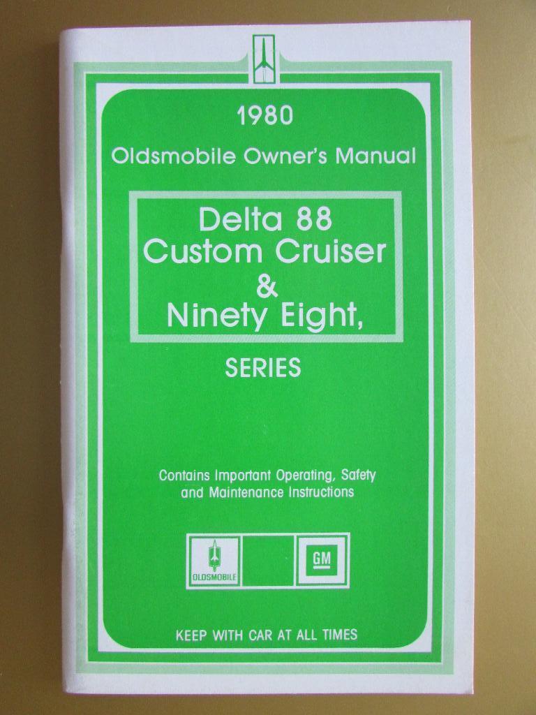 1980 Oldsmobile full-size modellen owner's manual, Engels, Auto diversen, Handleidingen en Instructieboekjes, Ophalen of Verzenden