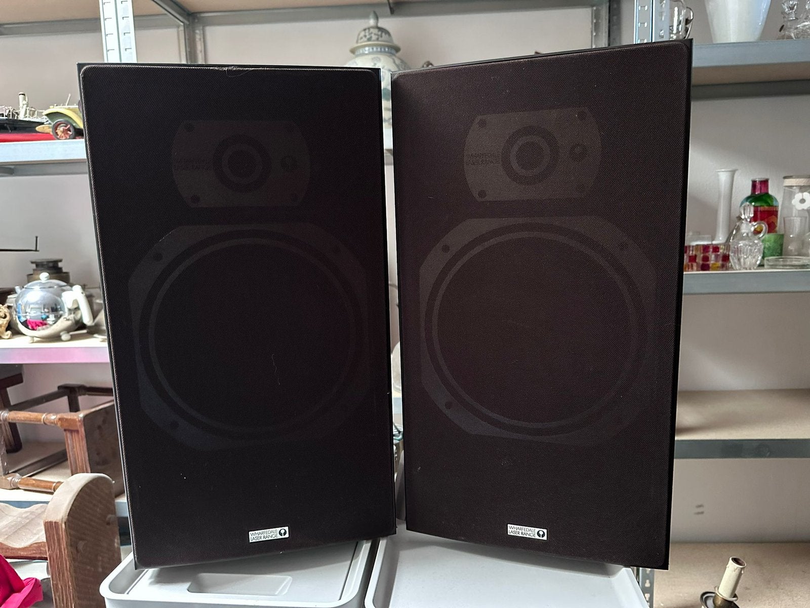 Wharfedale Laser 90B speakers (set) boxen, Ophalen, Zo goed als nieuw, Minder dan 60 watt, Overige merken