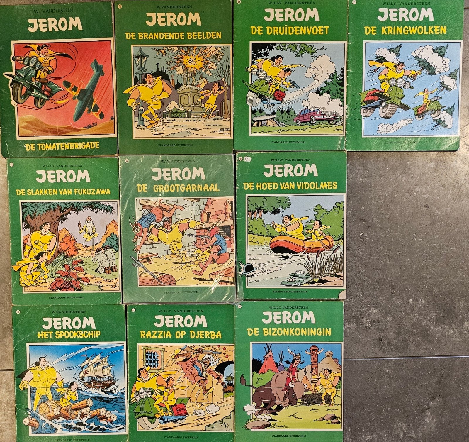 Jerom stripboeken - serie van 10 albums, Boeken, Stripboeken, Gelezen, Meerdere stripboeken, Ophalen of Verzenden